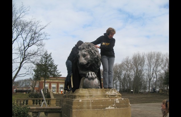 In Stanley Park, Blackpool