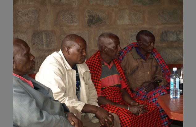 Meeting the Maasai Elders in Olepolos